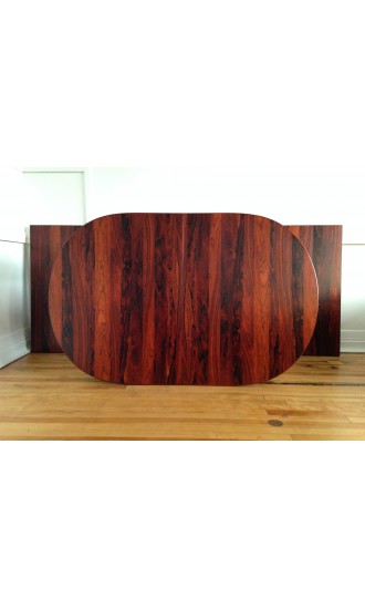 Midcentury Vintage Rosewood Extending Dining Table by Nils Jonsson for Troeds